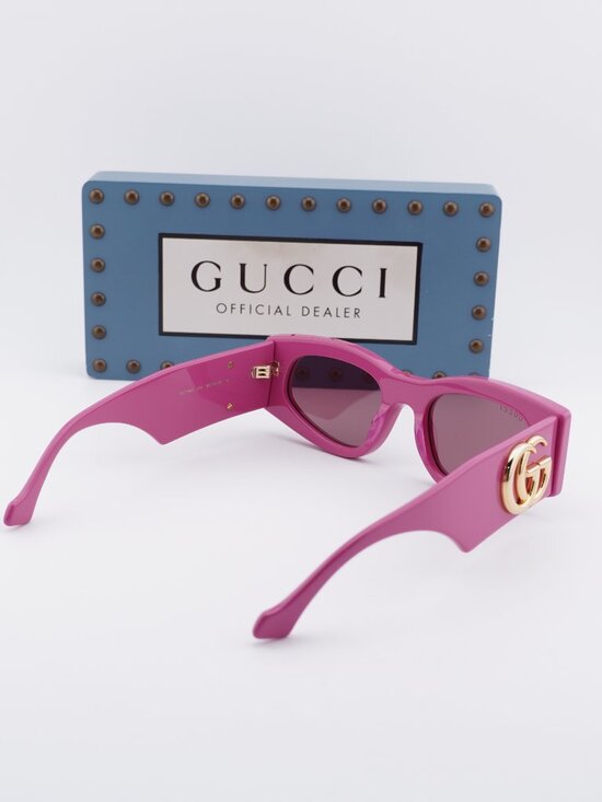 Gucci GG1754S 004 Square Sunglasses - Pink